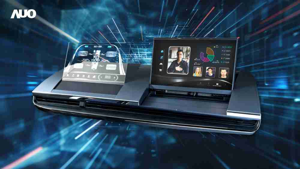 尊龙集团Micro LED Display HMI解决方案打造透明Micro LED前座仪表，，，呈现信息并保留驾驶视野开阔；亦为副驾驶座乘客打造收放自如的Micro LED屏幕，，，在不影响显示质量的前提于显示区内建镜头，，，让用户能与视讯对象直接眼神接触，，，，提供绝佳的双向沟通体验